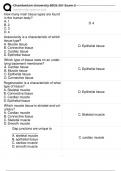 Exam 2&colon; BIOS251 &sol; BIOS 251 &lpar;Latest Update 2024 &sol; 2025&rpar; Anatomy & Physiology I with Lab &vert; Review Questions with Verified Answers&vert; 100&percnt; Correct &vert; Grade A - Chamberlain