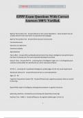 EPPP Exam Questions With Correct Answers 100&percnt; Verified&period;