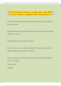 OCI foundations practice test Questions with 100&percnt; Correct Answers &vert; Updated 2025 &vert; Guaranteed A&plus;