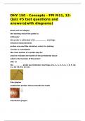 DHY 150 - Concepts - FPI M11&comma; 12- Quiz -5 test questions and answers&lpar;with diagrams&rpar;&period;