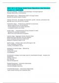 SEVI 3013 All Study Guide Exam Questions And Answers Graded A&plus; 2025&sol;2026