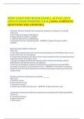 WEST COAST EMT BLOCK EXAM 2&period; ACTUAL 2025 UPDATE EXAM VERSIONS A & B&period; &lpar;100&percnt; COMPLETE QUESTIONS AND ANSWERS&rpar;&period;