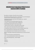 HFT4502 Exam 3 Questions With Correct Answers 100&percnt; Verified&period;