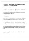 ARPA Written Exam &ndash; OOD questions well answered to pass graded A&plus;