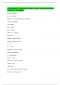 UTMB Medical Terminology Exam Review Question&sol;Answers Graded A&plus; 2025&sol;2026