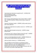 CSW- CERTIFIED SPECIALIST OF WINE EXAM QUESTIONS WITH VERIFIED ANSWERS