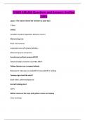 CPAER AIRLAW Questions and Answers Verified 100&percnt;