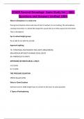 CPAER General Knowlage Exam Study Set &vert; 400&plus; Questions and Answers Verified 100&percnt;