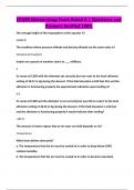CPAER Meteorology Exam Rated A &vert; Questions and Answers Verified 100&percnt;
