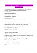 CPAER Quiz Cleanup &vert; 220 Questions and Answers Verified 100&percnt;