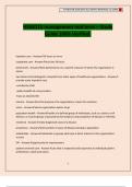 HSA6115 management mid term &ndash; Study Guide 100&percnt; Verified