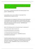 NAHQ POST TEST QUESTION 2025&vert;Actual Exam Set Questions And Verified Answers &lpar;Correct solutions&rpar; &vert; Get It 100&percnt; Accurate&excl;&excl;