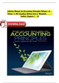 Solution Manual for Accounting Principles Volume 1 & Volume 2&comma; 9th Canadian Edition Jerry J&period; Weygandt&comma; Verified Chapters 1 - 20&comma; Complete Newest Version