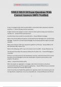 NMLS MLO 10 Exam Questions With Correct Answers 100&percnt; Verified&period;