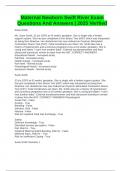 Maternal Newborn Swift River Exam Questions And Answers &vert; 2025 Verified