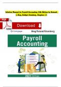 Solution Manual for Payroll Accounting 2024&comma; 34th Edition by Bernard J&period; Bieg&comma; Bridget Stomberg&comma; Verified Chapters 1 - 7&comma; Complete Newest Version