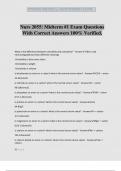 Nurs 2055&colon; Midterm &num;1 Exam Questions With Correct Answers 100&percnt; Verified&period;