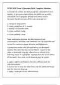 NURS 2050 Cedarville University -NURS 2050 Exam 3 Questions With Complete Solutions&period;