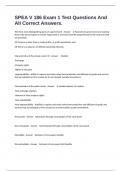 SPEA V 186 Exam 1 Test Questions And All Correct Answers&period;