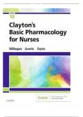 TEST BANK FOR CLAYTON&rsquo;S BASIC PHARMACOLOGY FOR NURSES 18TH EDITION BY WILLIHNGANZ ALL CHAPTERS COVERED &lpar;2025&rpar;&period;