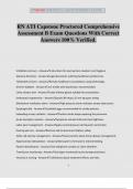 RN ATI Capstone Proctored Comprehensive Assessment B Exam Questions With Correct Answers 100&percnt; Verified&period;