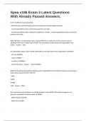 Spea v186 Exam 3 Latest Questions  With Already Passed Answers&period;