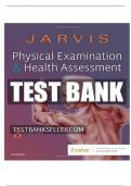 Test Bank For Physical Examination And Health Assesment 8th edition by Jarvis Questions And Answers