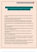 SOS brake & braking system Exam Questions With Correct Answers 100&percnt; Verified&period;