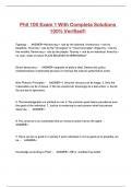 Phil 100 Exam 1 With Complete Solutions 100&percnt; Verified&excl;&excl;