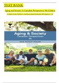 TEST BANK Aging and Society A Canadian Perspectives 9th Edition by Mark Novak&comma; Herbert C&period; Northcott&comma; Karen Kobayashi All Chapters 1 - 20