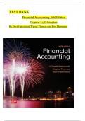 TEST BANK Financial Accounting&comma; 6th Edition Chapters 1 &ndash; 12 Complete By David Spiceland&comma; Wayne Thomas and Don Herrmann