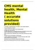 CMS mental health&comma; Mental Health &lpar; accurate solutions provided&rpar;