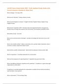UA BSC Exam Study Guide 2025 &ndash; Fully Updated Study Guide with  Correct Answers&excl; Graded A&plus; Must Pass 