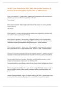 UA BSC Exam Study Guide 2025&sol;2026 &ndash; Get Verified Questions &  Answers for Guaranteed Success&excl; Graded A&plus; A Must Pass&excl;&excl;  What is micro-evolution&quest; - Changes in allele frequencies within populations&comma; often associated with  adaptation&comma; can be measured from one