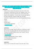 NURSING 201 EXAM QUESTIONS AND ANSWERS 100&percnt; pass GUARANTEED SUCCESS LATEST UPDATE 2025 RATED A&plus;
