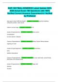 NUR 160 FINAL-HONDROS Latest Update 2025-2026 Actual Exam 100 Questions with 100&percnt; Verified Correct Answers Guaranteed A&plus; Verified by Professor