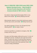 Exam 4&colon; NSG4100 &sol; NSG 4100 &lpar;Latest 2025&sol; 2026 Update&rpar; Nursing Practice - Adult Health III Review&vert; Practice Questions with Verified Answers&vert; Grade A&vert; 100&percnt; Correct &ndash; Galen&period;