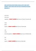 CMS NUTRITION PROCTORED EXAM LATEST 2025 WITH  CORRECT QUESTIONS AND DETAILED ANSWERS&sol;ALREADY  GRADED A&plus; 