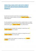 NR283 FINAL EXAM LATEST 2025 WITH CORRECT  QUESTIONS AND DETAILED ANSWERS&sol;ALREADY  GRADED A&plus; 