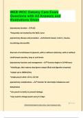 WEB WOC Ostomy Care Exam  Questions with All Answers and  Illustrations Given
