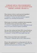SUMMARY METAL COILS ENDORSEMENT  &lpar;NYS&rpar; EXAM &lpar;ACTUAL 2025&rpar; QUESTIONS WITH VERIFIED ANSWERS &lpar; GRADED A&plus;&rpar;
