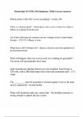 Electrician NCCER &vert; 354 Questions &vert; With Correct Answers