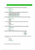 TEAS 7 TEST BANK &lpar;OVER 300 QUESTIONS AND ANSWERS