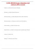 CCBC BIO220 Exam 1 Questions And  Answers 100&percnt; Correct
