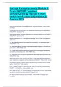 Portage Pathophysiology Module 9 Exam &lpar;NURS231 portage pathophysiology module 9 exam endocrine disorders&rpar; Questions & Answers 2025&period;