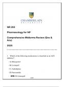NR 293 &lpar;PHARMACOLOGY FOR NP&rpar; COMPREHENSIVE MIDTERMS REVIEW 2025