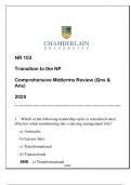 NR 103 &lpar;TRANSITION TO THE NP&rpar; COMPREHENSIVE MIDTERMS REVIEW 2025 ANSWERED