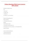 Cidesco Questions With Correct Answers  100&percnt; Solved