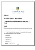 NR 228 &lpar;NUTRITION&comma;HEALTH & WELLNESS&rpar; COMPREHENSIVE MIDTERMS REVIEW 2025