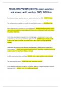 TEXAS JURISPRUDENCE DENTAL exam questions  and answers with solutions 2025&vert; RATED A&plus;